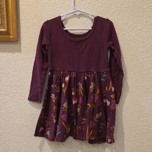 Tea Collection Plum Floral Kids Dress